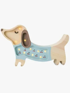 Lamper & Belysning|LittleLights Little Lights Lampe Hundehvalp, Blå