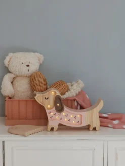 Lamper & Belysning|LittleLights Little Lights Lampe Hundehvalp, Pink