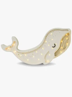 Lamper & Belysning|LittleLights Little Lights Lampe Hval, Albino White Beige