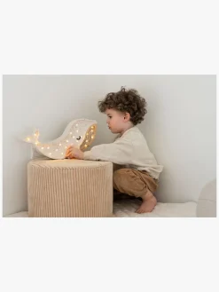 Lamper & Belysning|LittleLights Little Lights Lampe Hval, Albino White Beige