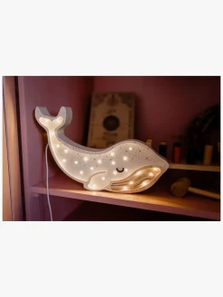 Lamper & Belysning|LittleLights Little Lights Lampe Hval, Albino White Beige