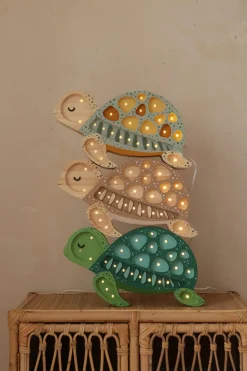 Børn LittleLights Lamper & Belysning-Little Lights Lampe Skildpadde, Sand Dune