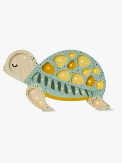 Børn LittleLights Lamper & Belysning-Little Lights Lampe Skildpadde, Galapagos Sage