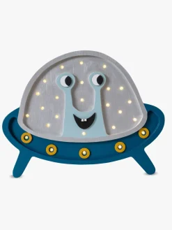 Børn LittleLights Lamper & Belysning-Little Lights Lampe UFO, Sølvfarvet