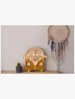 Lamper & Belysning|LittleLights Little Lights Lampe Van, Sennepsgul/Træ