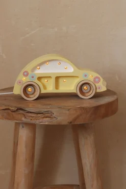 Lamper & Belysning|LittleLights Little Lights Mini Lampe Bil, Sunflower Gul