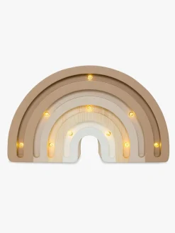 Børn LittleLights Lamper & Belysning-Little Lights Mini Lampe Regnbue, Cappucino