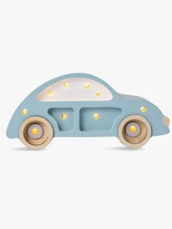 Lamper & Belysning|LittleLights Little Lights Mini Lampe Bil, Retro Blue Blå