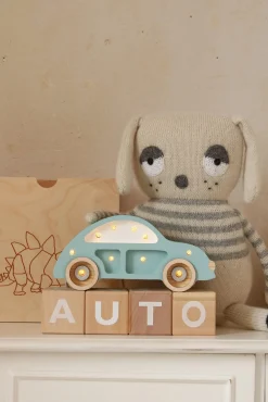 Lamper & Belysning|LittleLights Little Lights Mini Lampe Bil, Retro Blue Blå