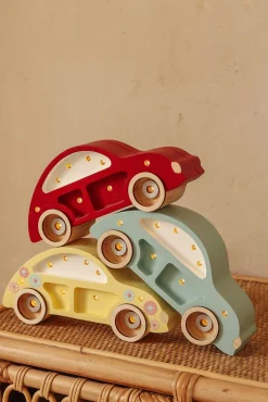 Lamper & Belysning|LittleLights Little Lights Mini Lampe Bil, Retro Blue Blå