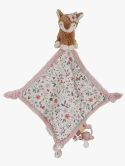 Stofbleer, Nusseklude & Babytæpper|LittleDutch Fairy Garden Deer Nusseklud Lyserød/Brun