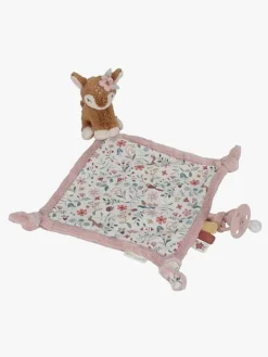 Stofbleer, Nusseklude & Babytæpper|LittleDutch Fairy Garden Deer Nusseklud Lyserød/Brun