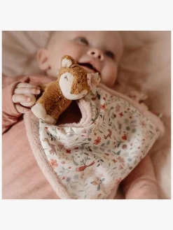 Stofbleer, Nusseklude & Babytæpper|LittleDutch Fairy Garden Deer Nusseklud Lyserød/Brun