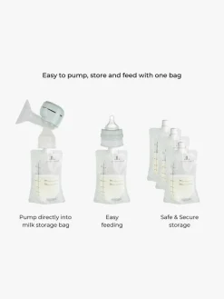 Amning|LolaandLykke Lola & Lykke Modermælksposer 10 stk. inkl. Adapter