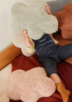 Børn LorenaCanals Interiør-Lorena Canals Gulvpude Skyer, Salvieblå