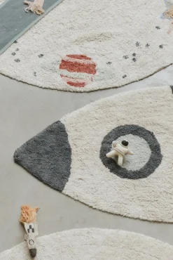 Interiør|LorenaCanals Lorena Canals Gulvtæppe Raket 85x135 Rød/Sort/Orange