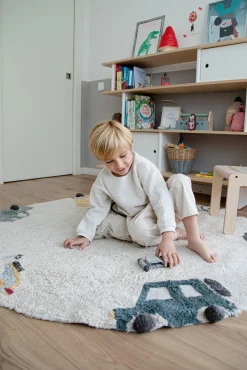 Gulvtæpper|LorenaCanals Lorena Canals Gulvtæppe Wheels Ø140 Flerfarvet