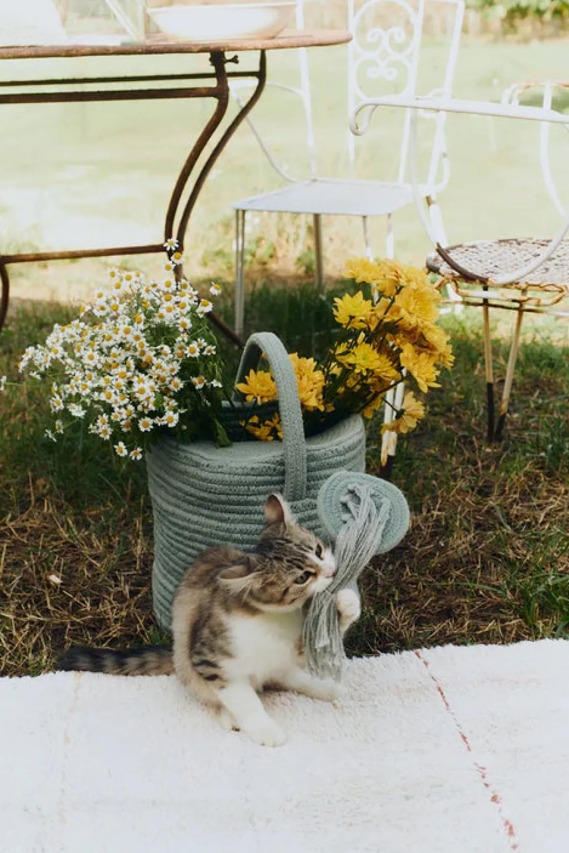 Opbevaring|LorenaCanals Lorena Canals Opbevaringskurv Vandkande Grøn