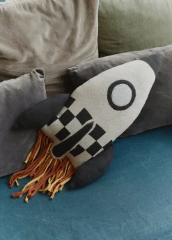 Børn LorenaCanals Interiør-Lorena Canals Strikket Pyntepude Raket