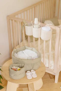 Børnesenge & Tilbehør|LorenaCanals Lorena Canals Tremmesengskurv Bobby, Vanilla