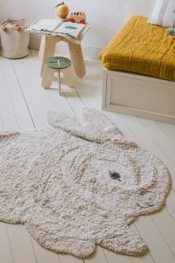 Gulvtæpper|LorenaCanals Lorena Canals  Vaskbart Dyretæppe 130x135 Kanin