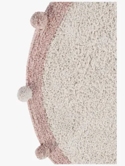 Gulvtæpper|LorenaCanals Lorena Canals  Vaskbart Gulvtæppe Bubbly Ø120, Vintage Nude