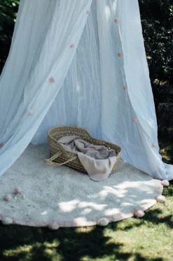 Gulvtæpper|LorenaCanals Lorena Canals  Vaskbart Gulvtæppe Bubbly Ø120, Vintage Nude