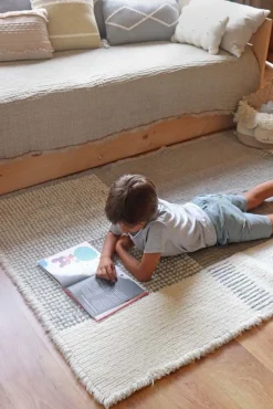 Gulvtæpper|LorenaCanals Lorena Canals Woolable Gulvtæppe 120x170, Kaia Smoke Blue