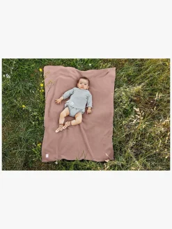 Børn Lässig Interiør-Strikket Tæppe 80x100, Frizzy Rose