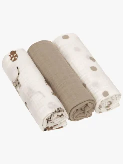 Interiør|Lässig Swaddle Stofbleer 3-pak 85x85, Royal Blue