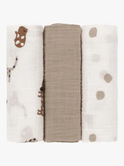 Interiør|Lässig Swaddle Stofbleer 3-pak 85x85, Royal Blue