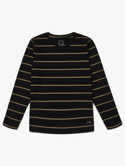 Børn LucaLola Overdele-Luca & Lola Abel Langærmet T-Shirt 2-pak, Black/Stripes