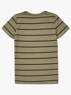 Overdele|LucaLola Luca & Lola Adelmo T-Shirt 2-pak, Black/Stripes Sort