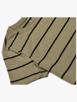 Overdele|LucaLola Luca & Lola Adelmo T-Shirt 2-pak, Black/Stripes Sort