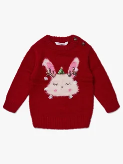 Børn LucaLola Overdele-Luca & Lola Baby Trøje Winter Bunny, Red