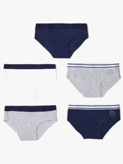 Undertøj|LucaLola Luca & Lola Claudia Hipsterunderbukser 5-pak Navy/Grey