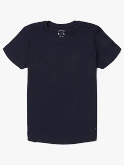 Overdele|LucaLola Luca & Lola Davide T-Shirt 2-pak, Grey Melange/Navy Grå/Blå