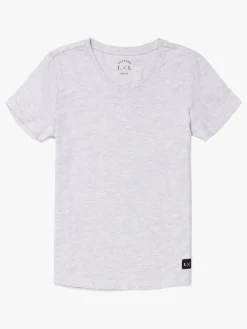 Overdele|LucaLola Luca & Lola Desiderio T-Shirt 2-pak, Anthracite/Grey Melange Sort/Grå