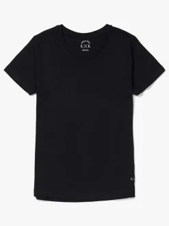 Overdele|LucaLola Luca & Lola Desiderio T-Shirt 2-pak, Anthracite/Grey Melange Sort/Grå
