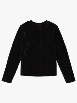 Overdele|LucaLola Luca & Lola Elettra Langærmet Top, Black Sort
