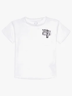 Overdele|LucaLola Luca & Lola Ettore T-Shirt 2-pak, White/Black Hvid/Sort
