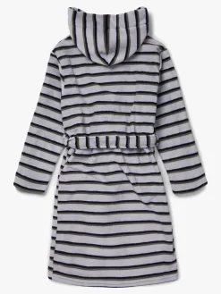 Nattøj|LucaLola Luca & Lola Jamie Morgenkåbe, Grey Stripes Grå