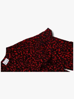 Overdele|LucaLola Luca & Lola Marietta Bluse, Red Leopard Rød