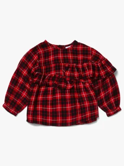 Overdele|LucaLola Luca & Lola Marietta Bluse, Red/Black Rød/Lyserød