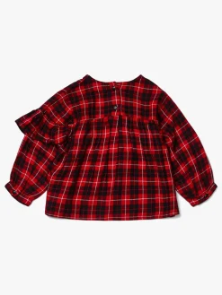 Overdele|LucaLola Luca & Lola Marietta Bluse, Red/Black Rød/Lyserød