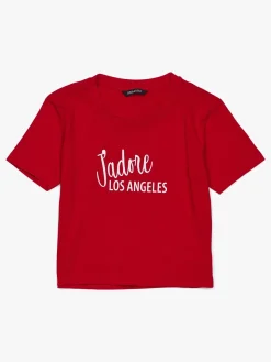 Overdele|LucaLola Luca & Lola Noemi T-Shirt, Red Rød