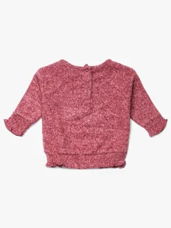 Overdele|LucaLola Luca & Lola Pasqualina Trøje Baby, Dark Pink Melange Lyserød