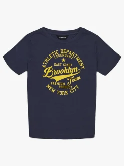 Børn LucaLola Overdele-Luca & Lola Paulo T-Shirt 2-pak, Navy/Grey Melange