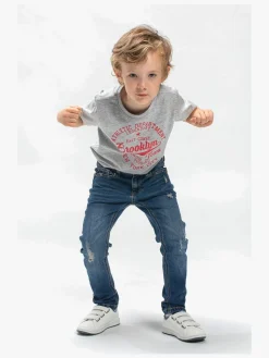 Overdele|LucaLola Luca & Lola Paulo T-Shirt 2-pak, Grey Melange/Navy Grå/Blå