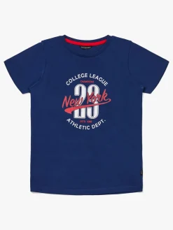 Børn LucaLola Overdele-Luca & Lola Riccione T-Shirt 2-pak, Navy/Grey